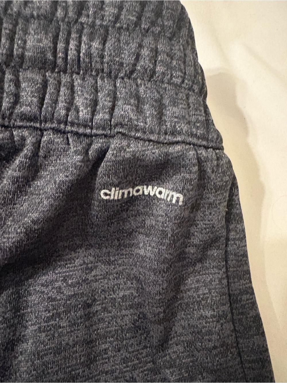 Tween/Teen Dark Gray Athletic Jogger Sweatpants, Adidas, climawarm - Picture 4 of 4